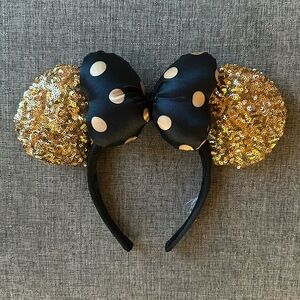 Paris Gold Minnie Ears